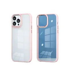 BANANA TIENDA - Carcasa Metálica Premium Tpu Para iPhone 11 Rosado