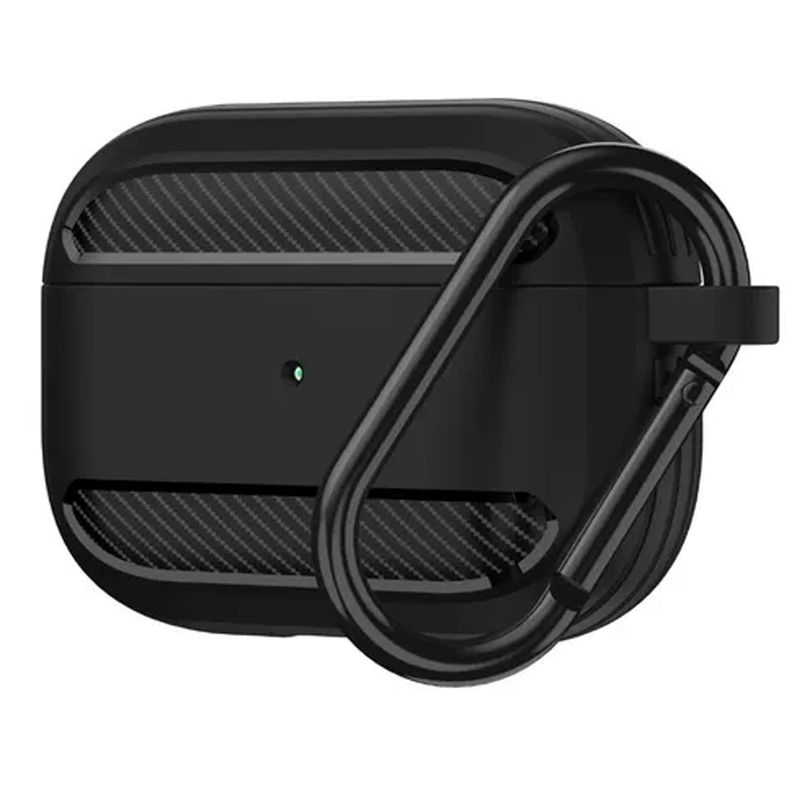 GENERICO - Carcasa Funda Silicona Rigida Wiwu Para AirPods Pro Negro