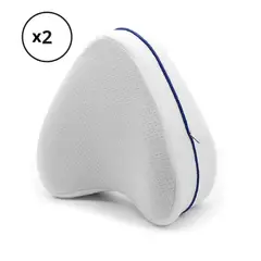 GENERICO - Pack X2 Almohadas Para Piernas Almohadas Memory Rodilla Cojin
