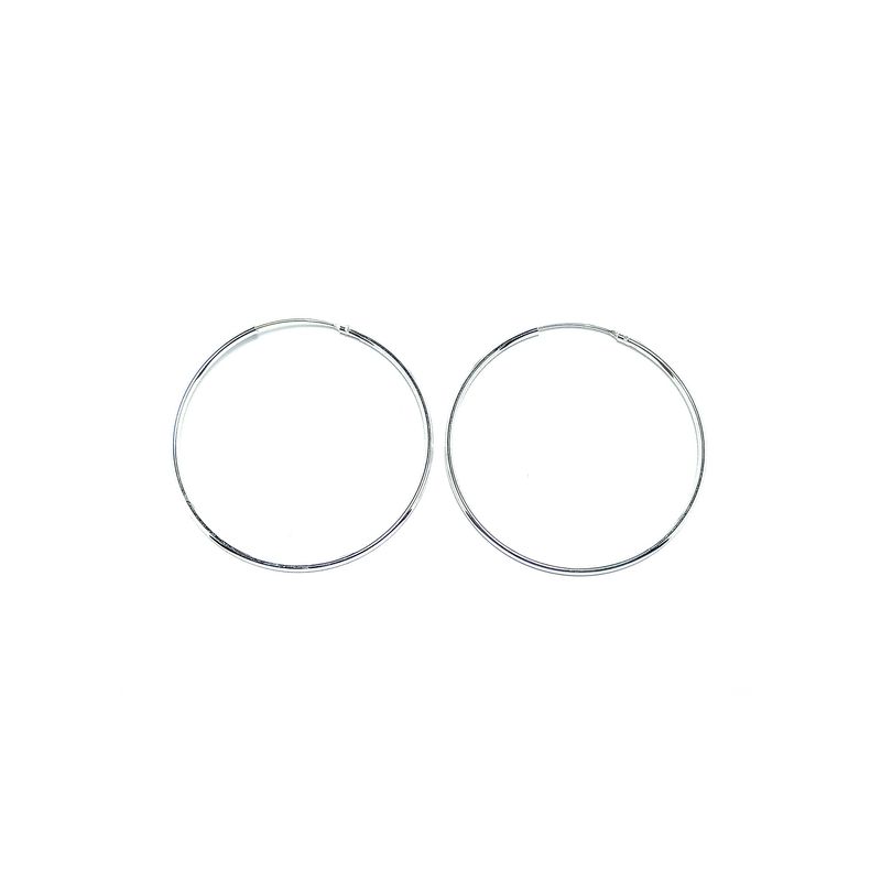 ANDREA COGGIOLA JOYAS - Aros Argolla 45mm Plata Fina 925