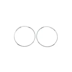 ANDREA COGGIOLA JOYAS - Aros Argolla 45mm Plata Fina 925