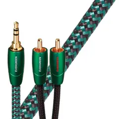AUDIOQUEST - Cable 3.5-RCA EverGreen 1,5 m