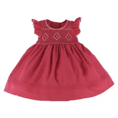 ENCANTO - Vestido bebé Niña Algodón Bordado Alta costura
