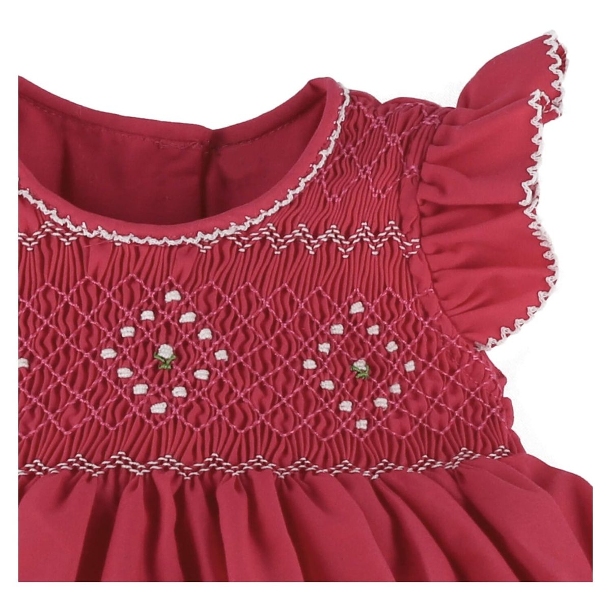 ENCANTO - Vestido bebé Niña Algodón Bordado Alta costura