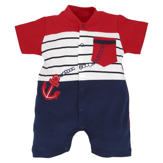 ENCANTO - Enteritos Bebé Cortos Marineros 100% Algodón - ENCANTOchile