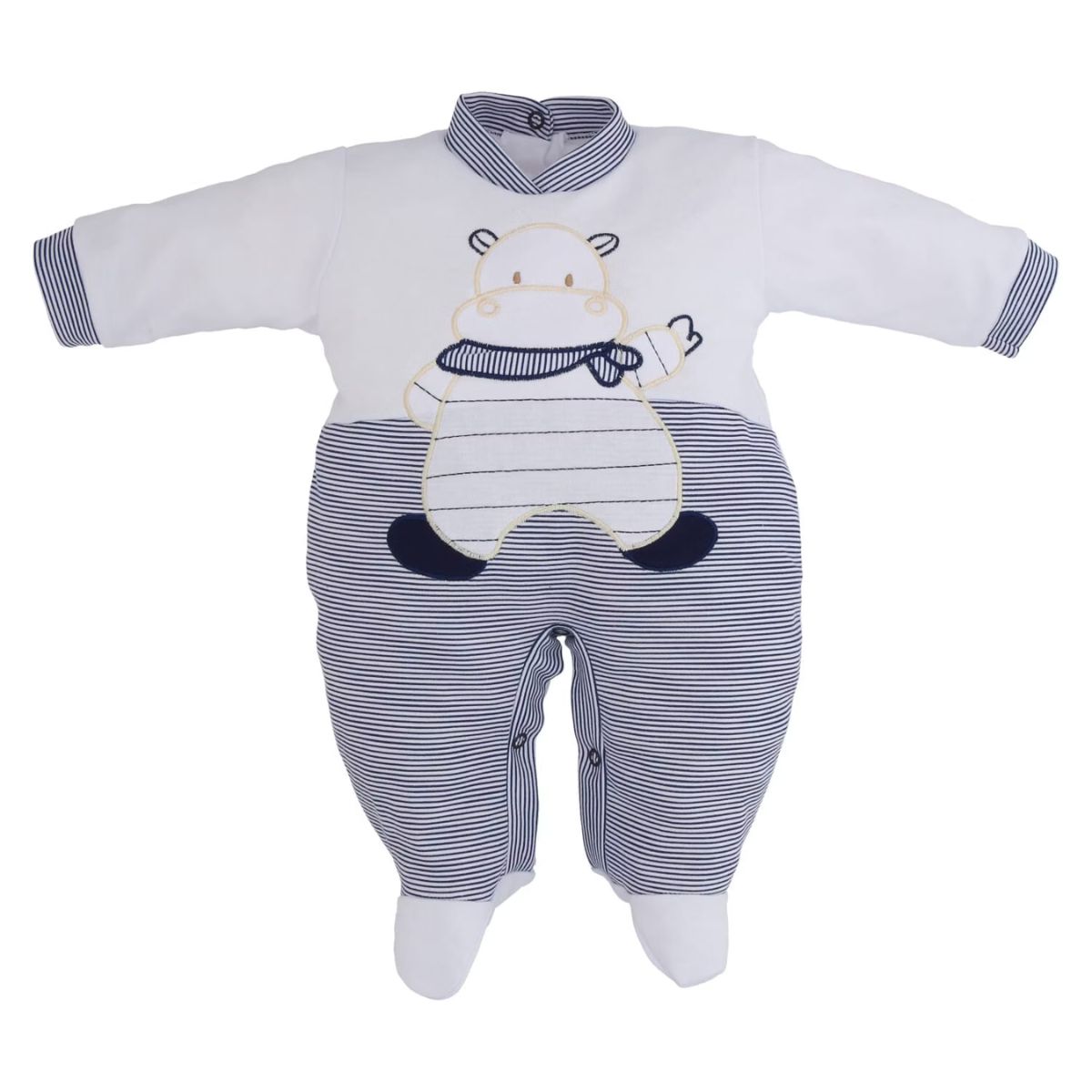 ENCANTO - Enterito Bebé Niño 100% Algodón 0-3 Meses Bordado EXCLUSIVO