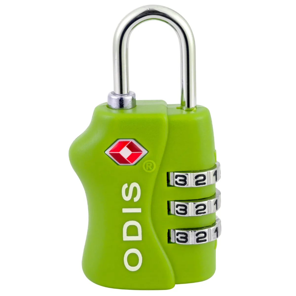 ODIS - Candado Odis TSA Maleta Viaje 33mm Combinación - Verde