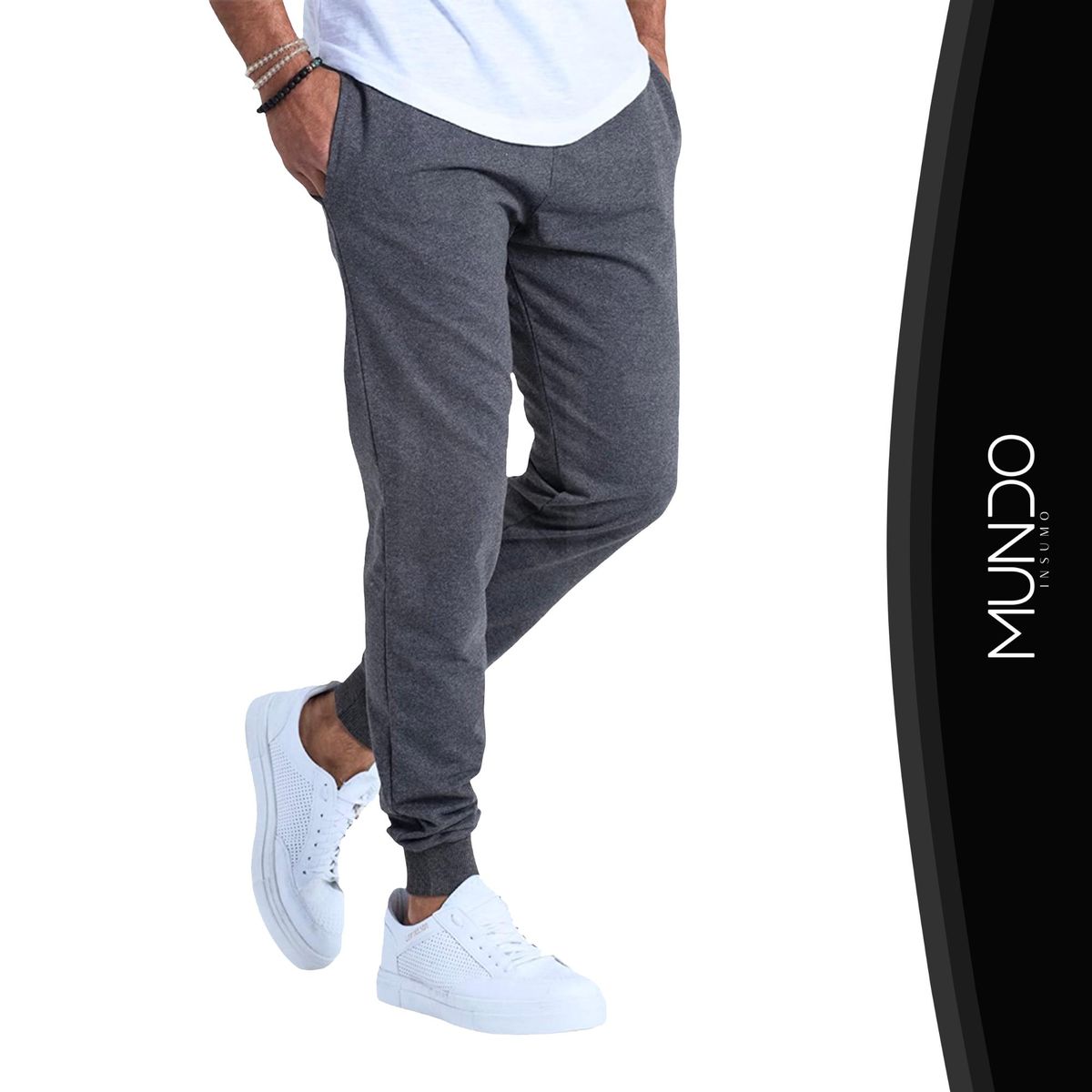 MUNDO INSUMO - Buzo Jogger De Hombre Pitillo Sin Polar varios Colores