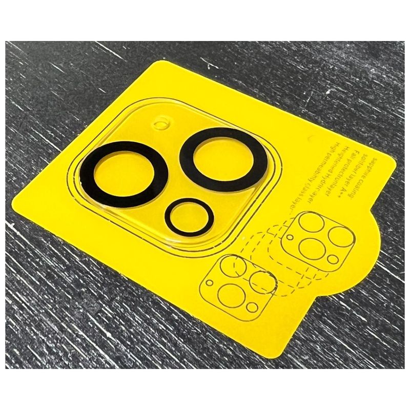 GENERICO - Lamina Cámara Para iPhone 13 Mini 9D