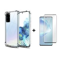 Kit Carcasa Antigolpes y Lámina Cerámica Galaxy S20