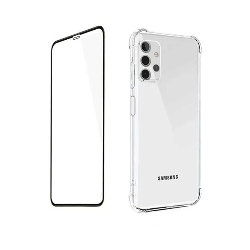 GENERICO - Carcasa Samsung A32 4G Antigolpes  Lámina De Cerámica - Transparente