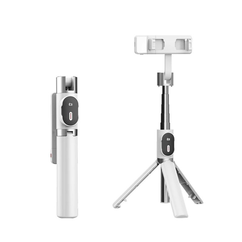 GENERICO - Bastón Selfie Bluetooth con Trípode y Luz Led
