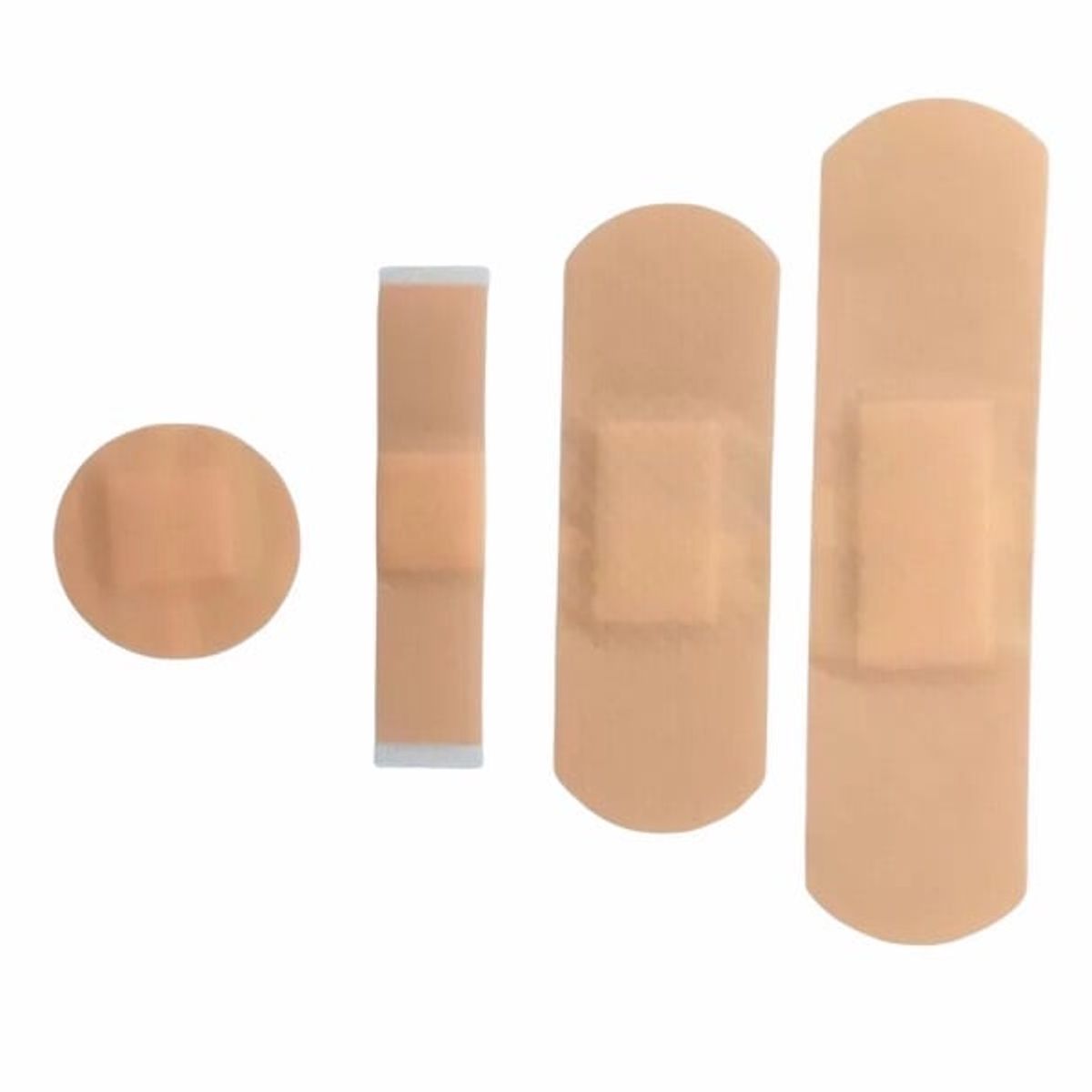 GENERICO - Pack 100 Parches Curitas 4 Tamaños Distintos. Parche Curita.