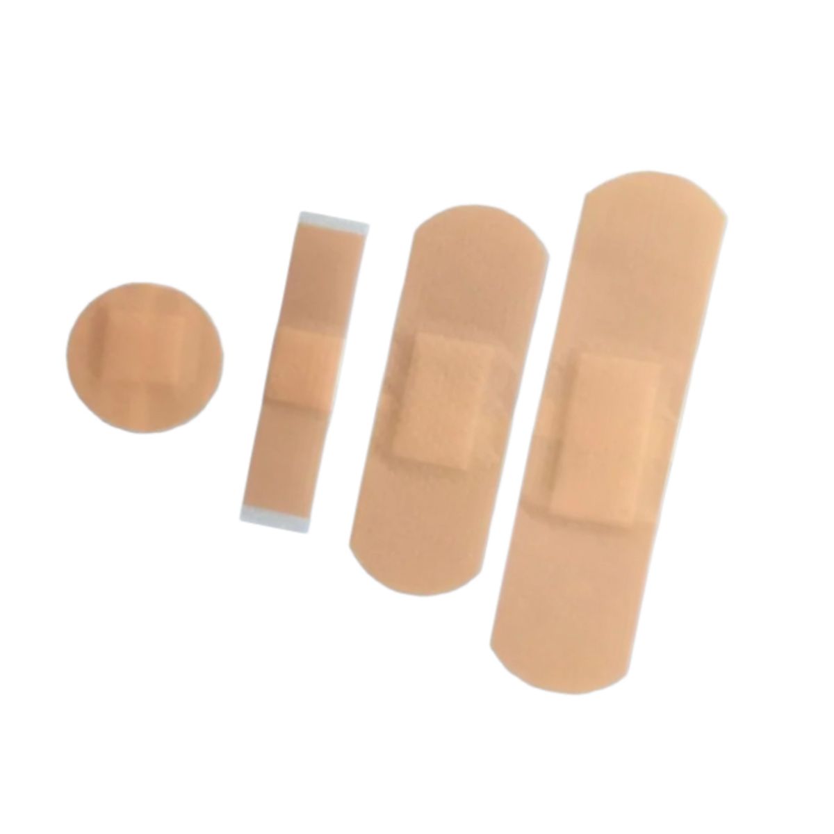 GENERICO - Pack 100 Parches Curitas 4 Tamaños Distintos. Parche Curita.