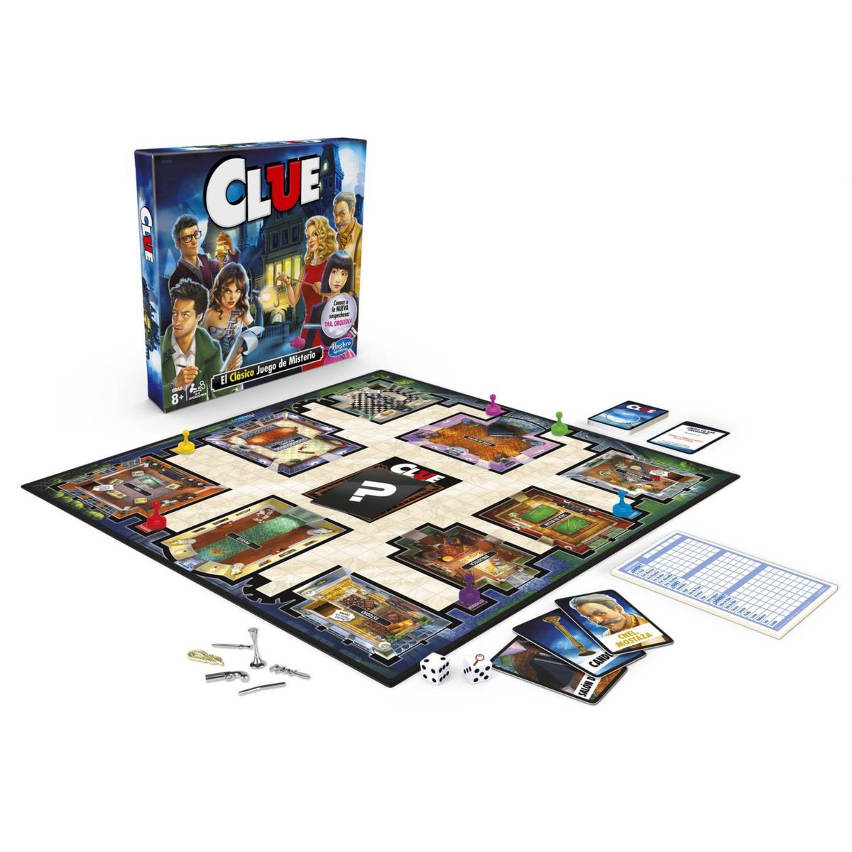 HASBRO - Clue Juego de Mesa Misterio