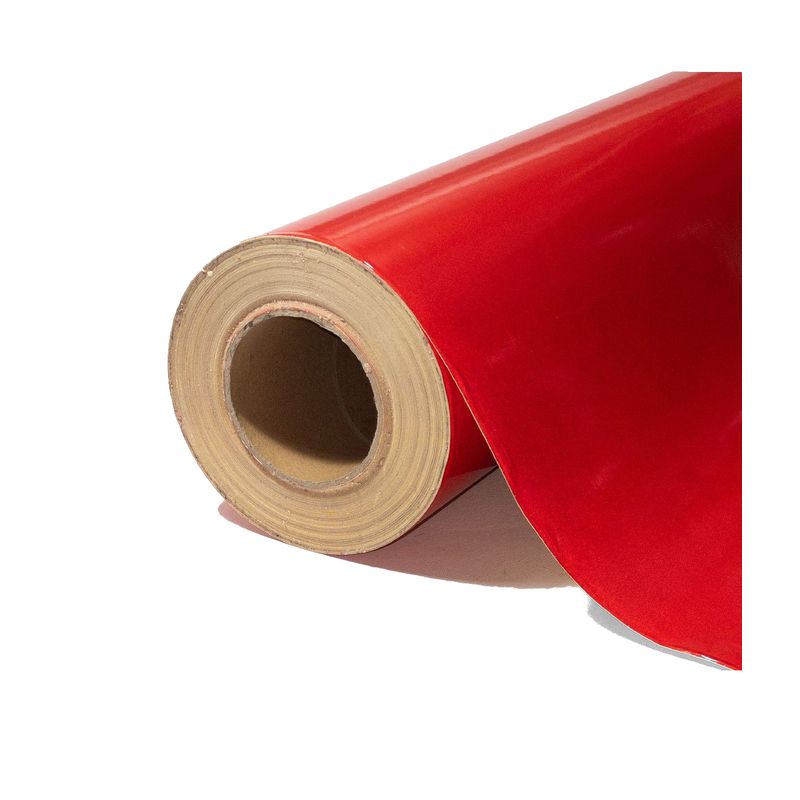 GENERICO - Papel Vinilo Fibra De Carbono 3d ROJO Universal Auto Karvas