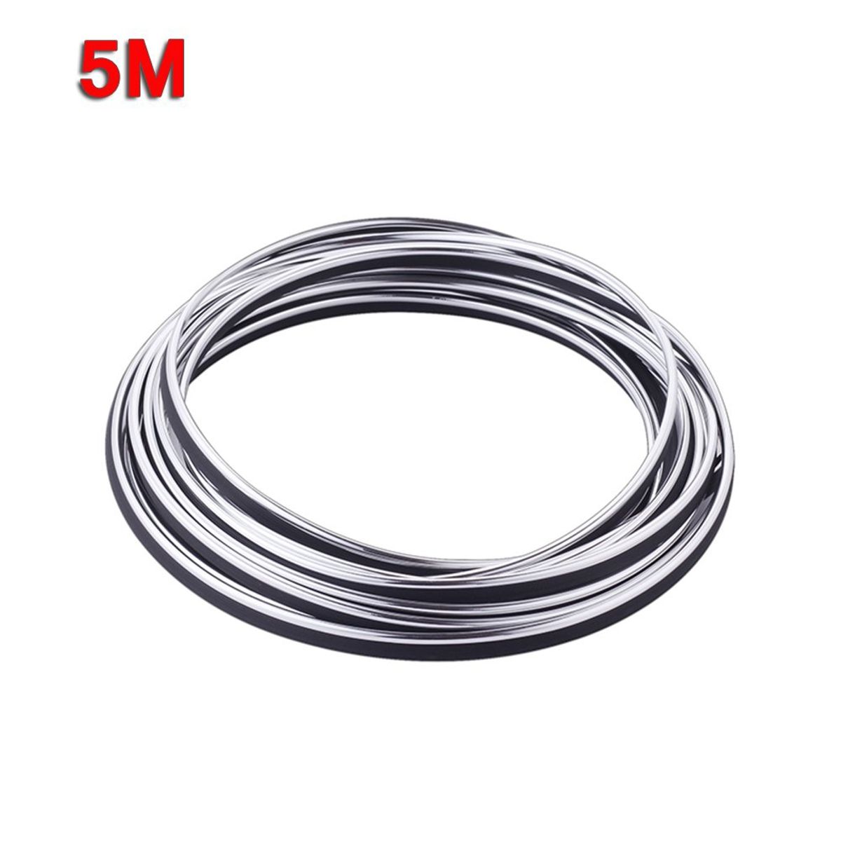 GENERICO - Cinta Tira 5M GRIS  Espátula Interior Tuning Auto Karvas