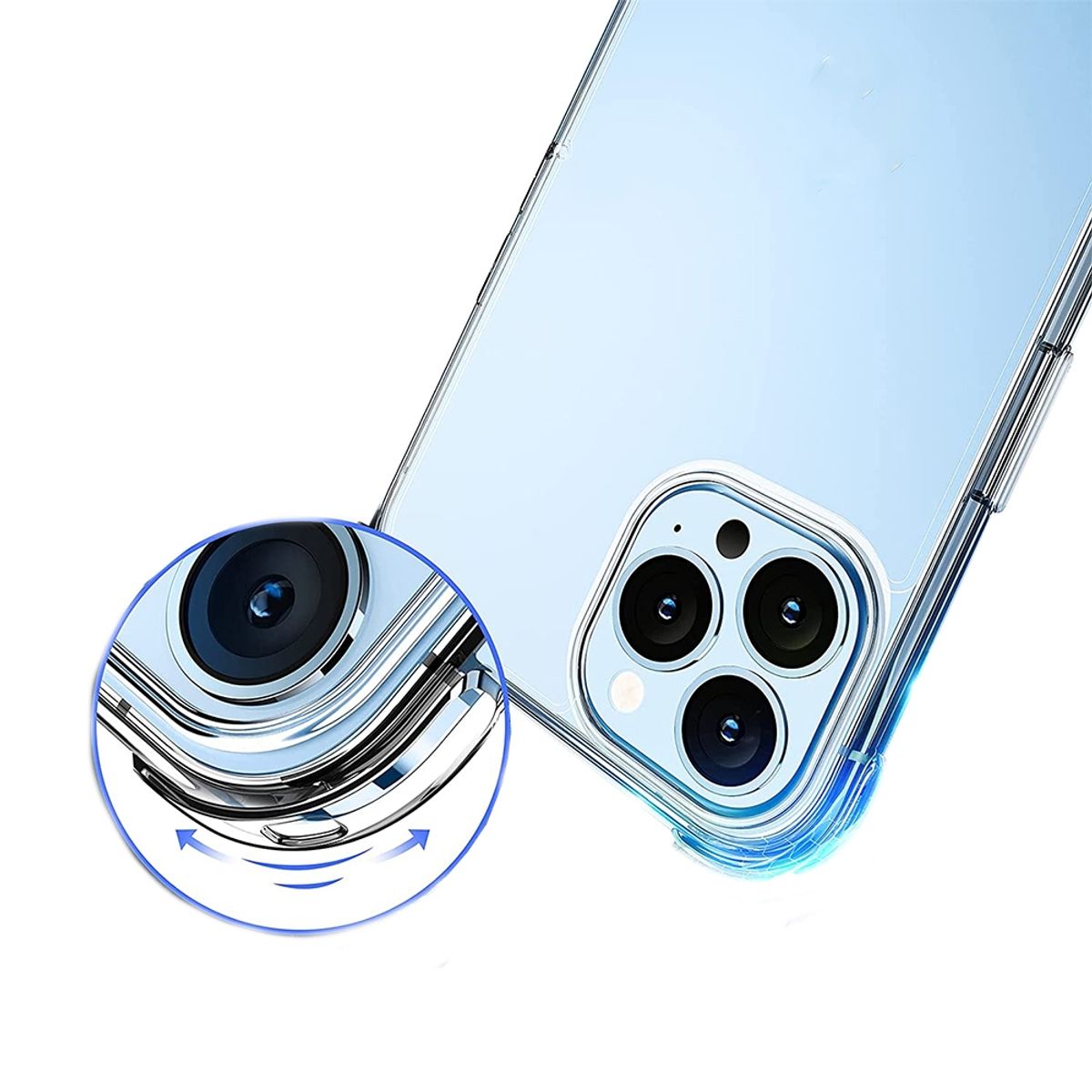 GENERICO - Kit Carcasa Para iPhone 13 + Lámina Cerámica