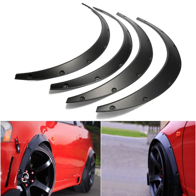 GENERICO - Fender Flares Tapabarro Negro Auto Universal Tuning Karvas