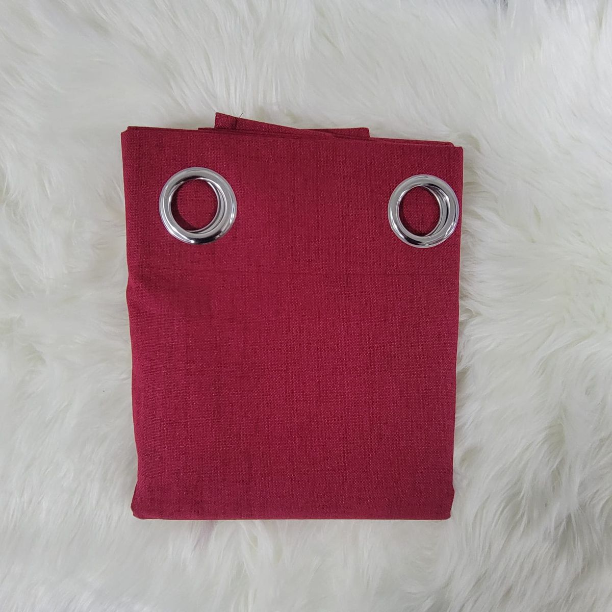 ANGELES DEL HOGAR - Juego Cortinas Blackout 2 Piezas 140x230 Cm Burdeo