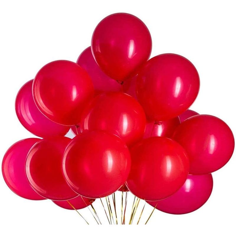 GENERICO - 25 Set De Cumpleaños Globos Cumpleaños Globo Rojo 0951