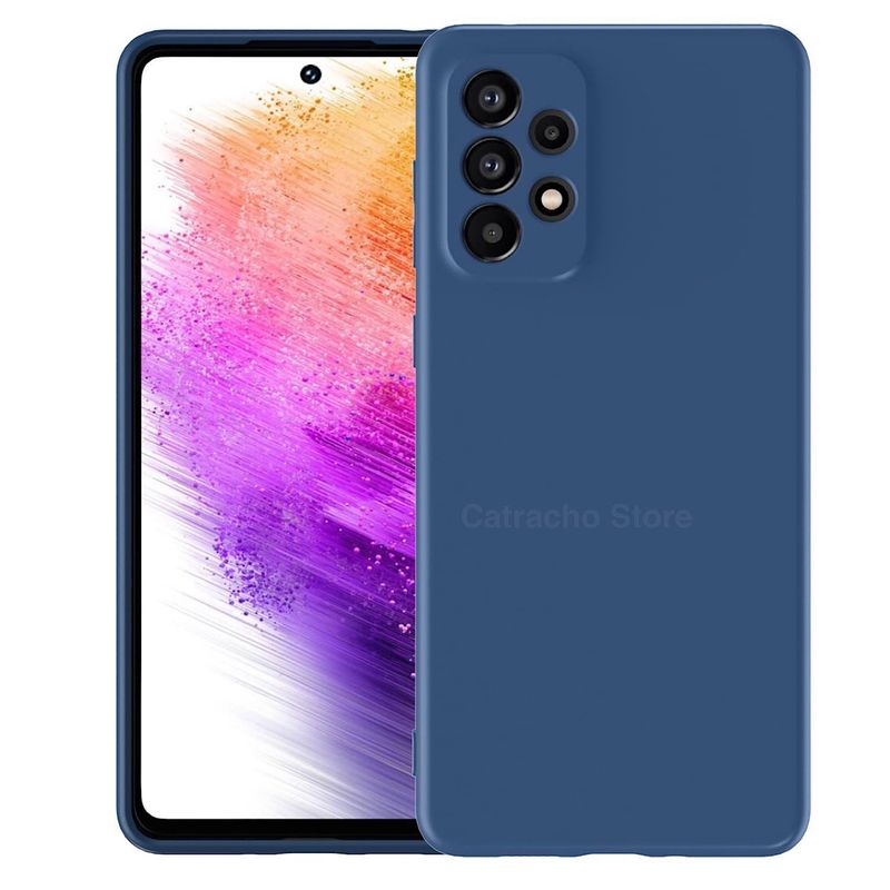 GENERICO - Carcasa De Silicona Para Samsung A73 5G - Azul