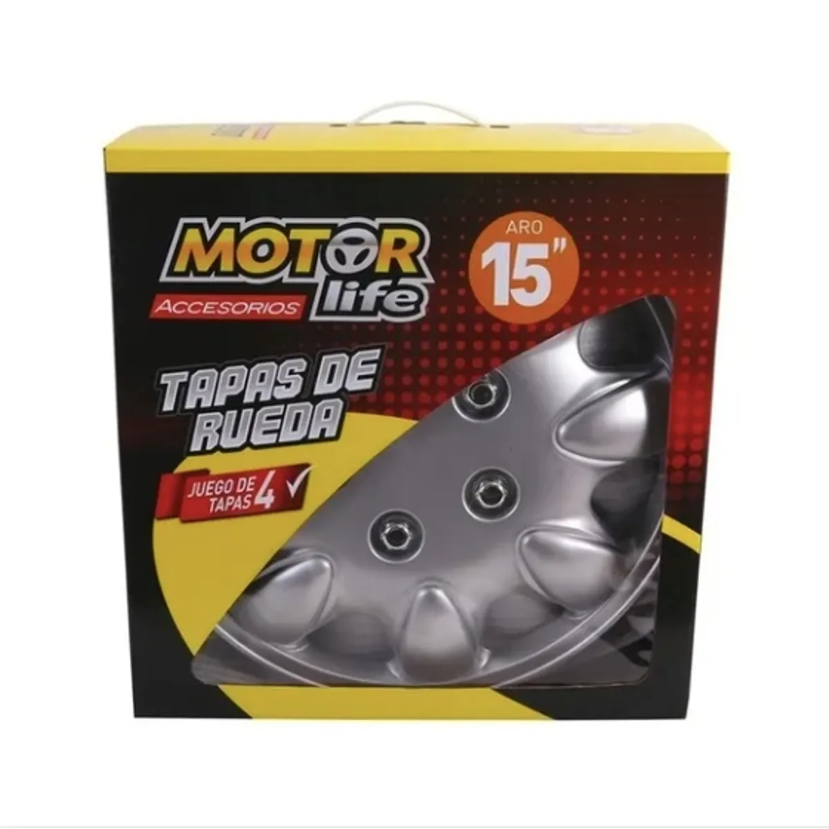 MOTORLIFE - Tapas De Rueda Aro 15 Motorlife