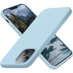 GENERICO - Carcasa De Silicona Para iPhone 14 Plus - Azul Cielo