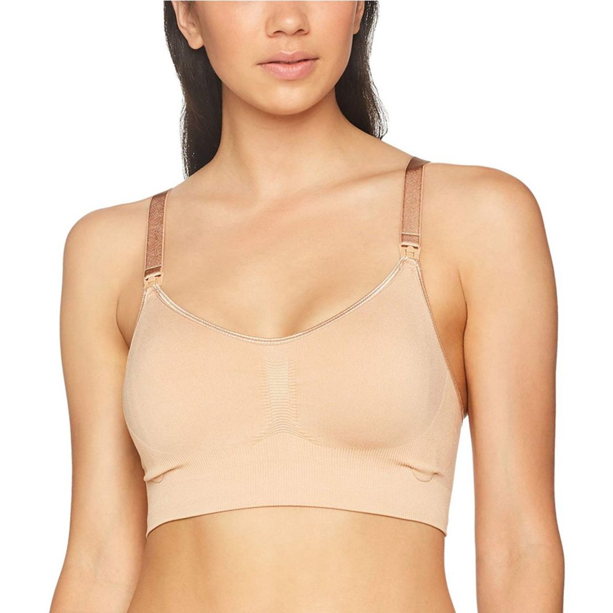 CARRIWELL - Sostén Lactancia Seamless Beige CARRIWELL