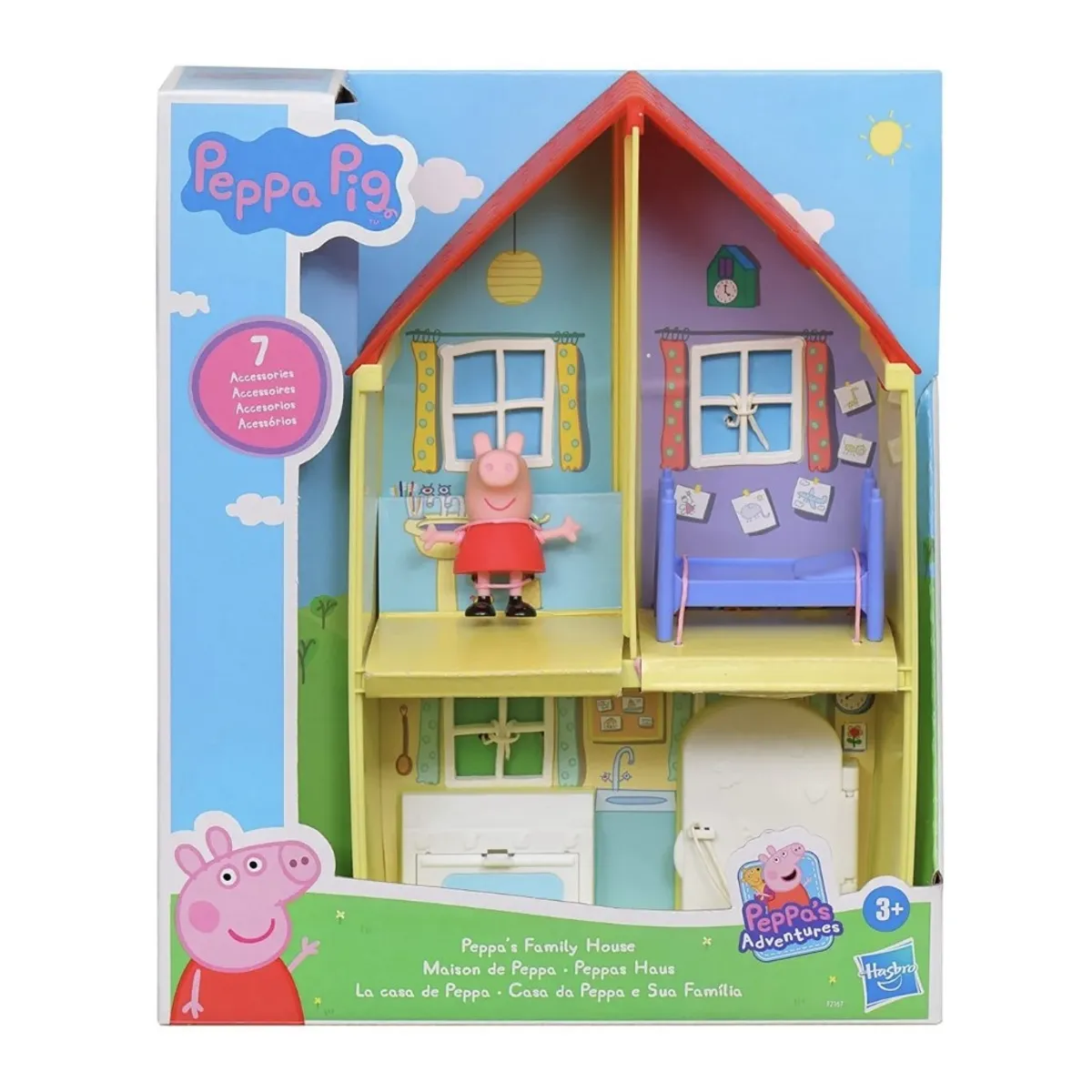 HASBRO - Peppa Pig Casa Familiar 7 Accesorios - Hasbro