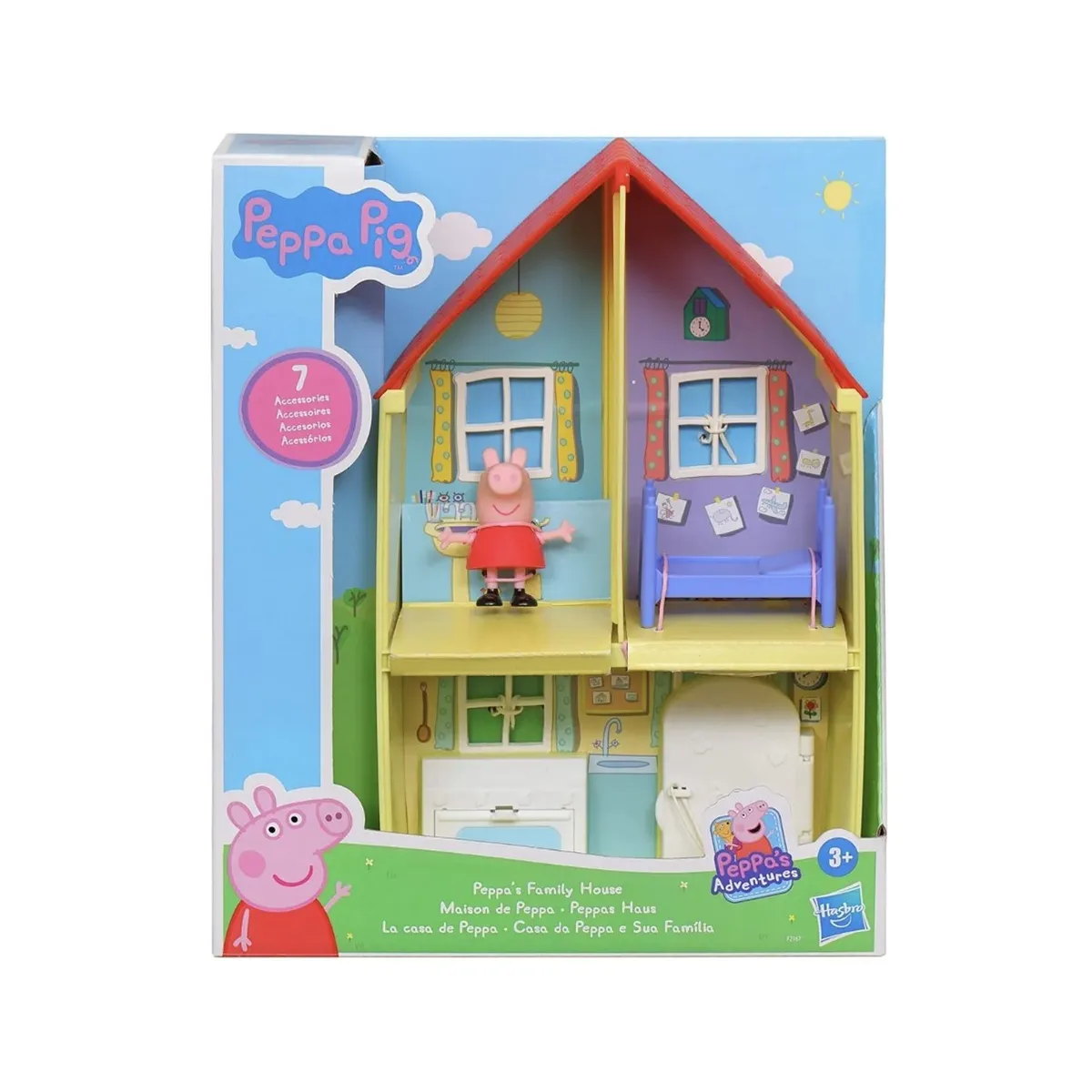 HASBRO - Peppa Pig Casa Familiar 7 Accesorios - Hasbro