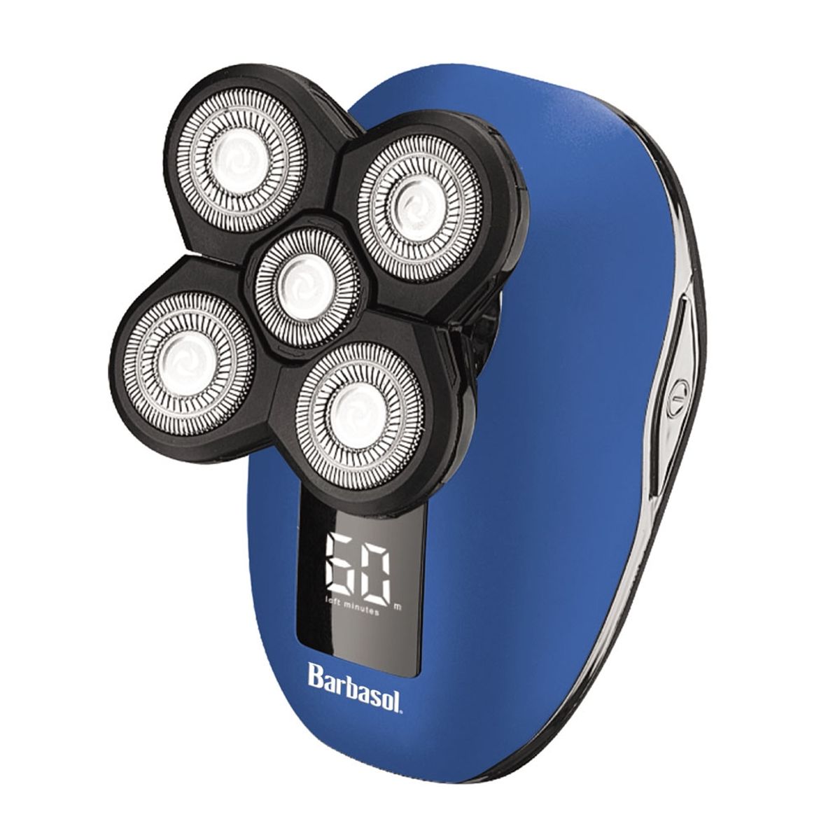 BARBASOL - Afeitadora de cabeza giratoria recargable USB Barbasol.-