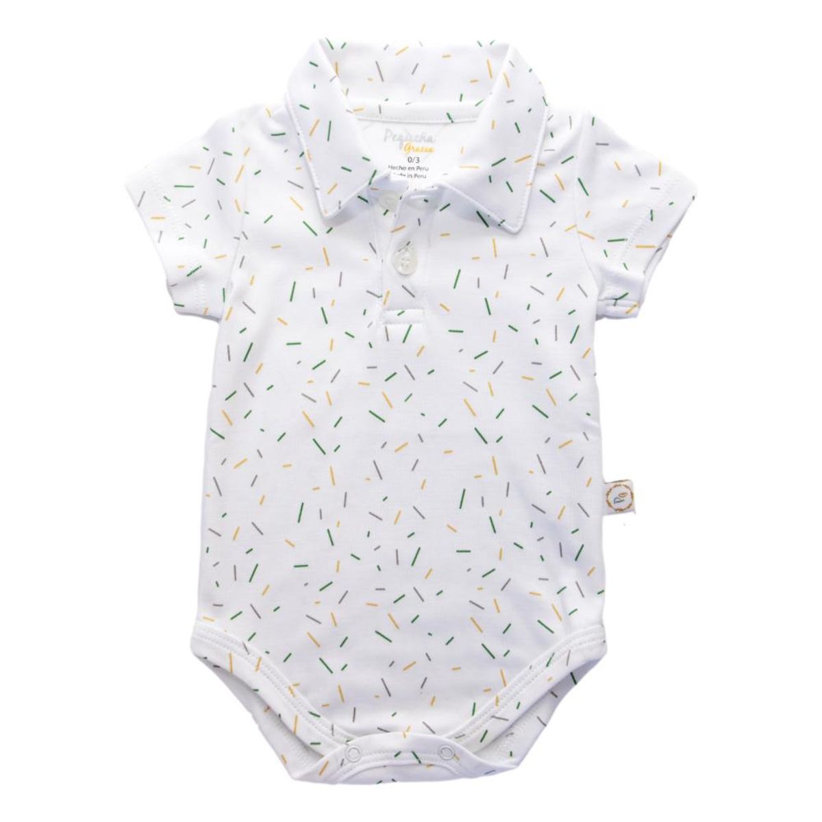 PEQUEÑA GRACIA - Body Alex Confetti 100 Algodón Pima.