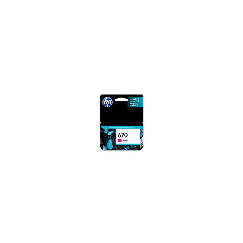 HP - Cartucho tinta original Magenta HP 670 - Magenta