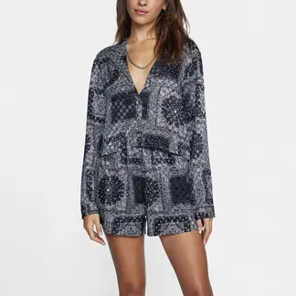 RVCA - Short Mujer Roadtrip Short Negro