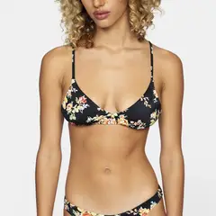 RVCA - Bikini Sosten Mujer Mary Trilette Negro