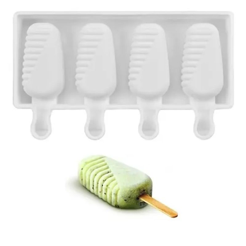 GENERICO - Moldes De Silicona Para Helados Molde Paletas Helado Mini420