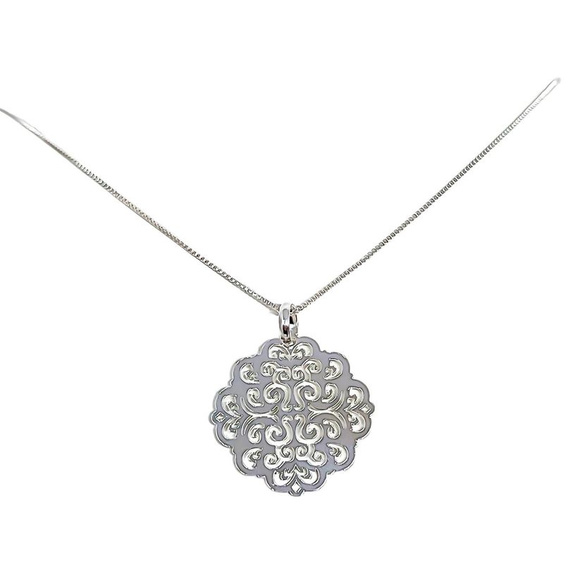 ANDREA COGGIOLA JOYAS - Collar Lau Plata Fina 925
