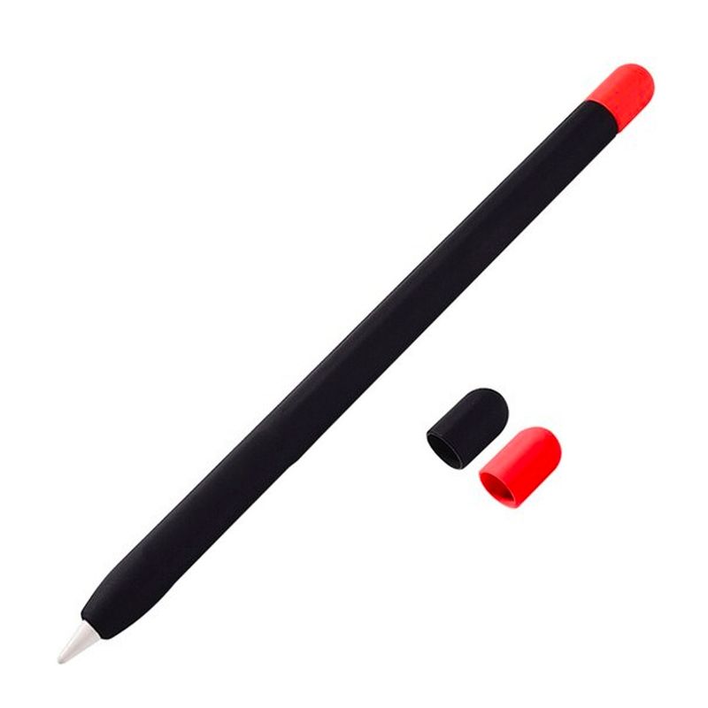 GENERICO - Protector Funda Silicona Para Apple Pencil 1 Negro