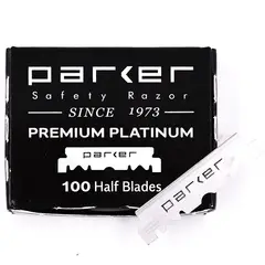 PARKER - Hoja De Afeitar Filo Simple Navajas 100 Unidades
