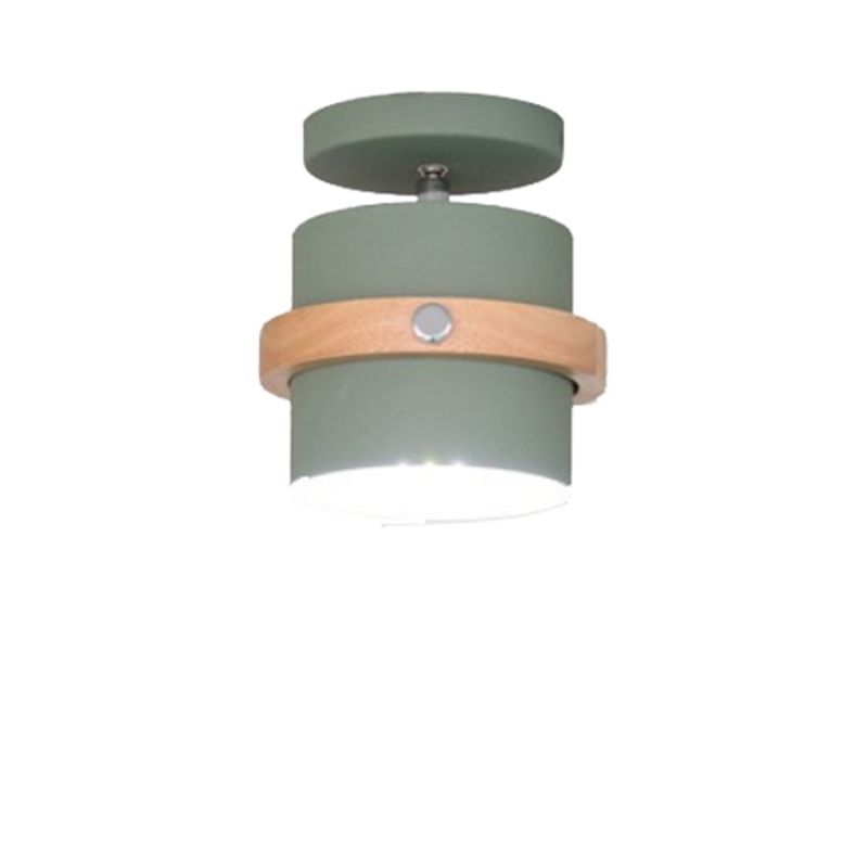 NAUTICA - E27 lámpara de techo madera moderna ø15cm nórdica macaron