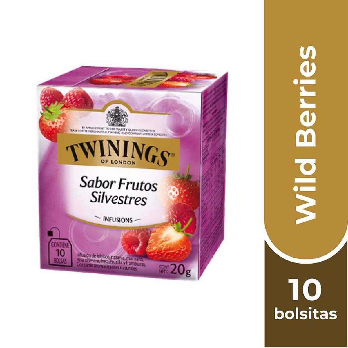 TWININGS - Twinings Té Wild Berries x 10 Bolsitas TWININGS
