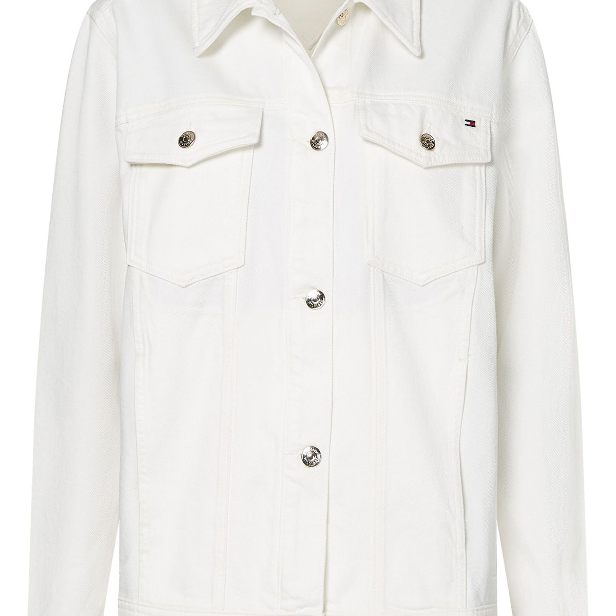 TOMMY HILFIGER - Chaqueta Denim Regular Fit Blanco Tommy Hilfiger