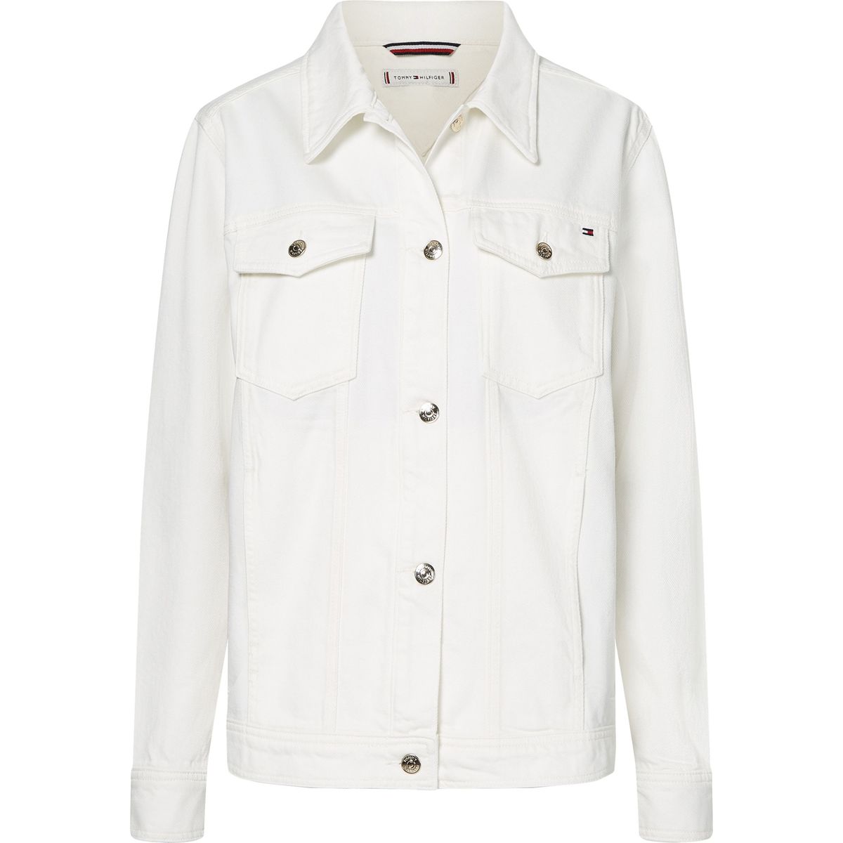 TOMMY HILFIGER - Chaqueta Denim Regular Fit Blanco Tommy Hilfiger