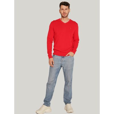 Imagen 2 del producto Sweater Básico Signature V-Neck Rojo