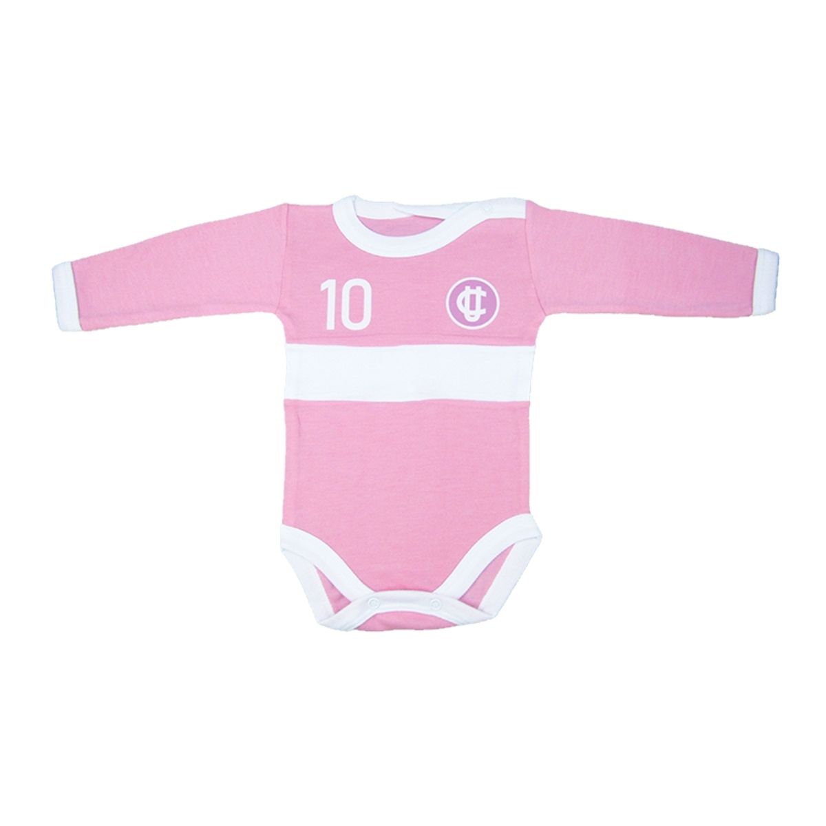 DESDE BEBE - BODY VISITA ROSA UNIVERSIDAD CATÓLICA MANGA LARGA 2022