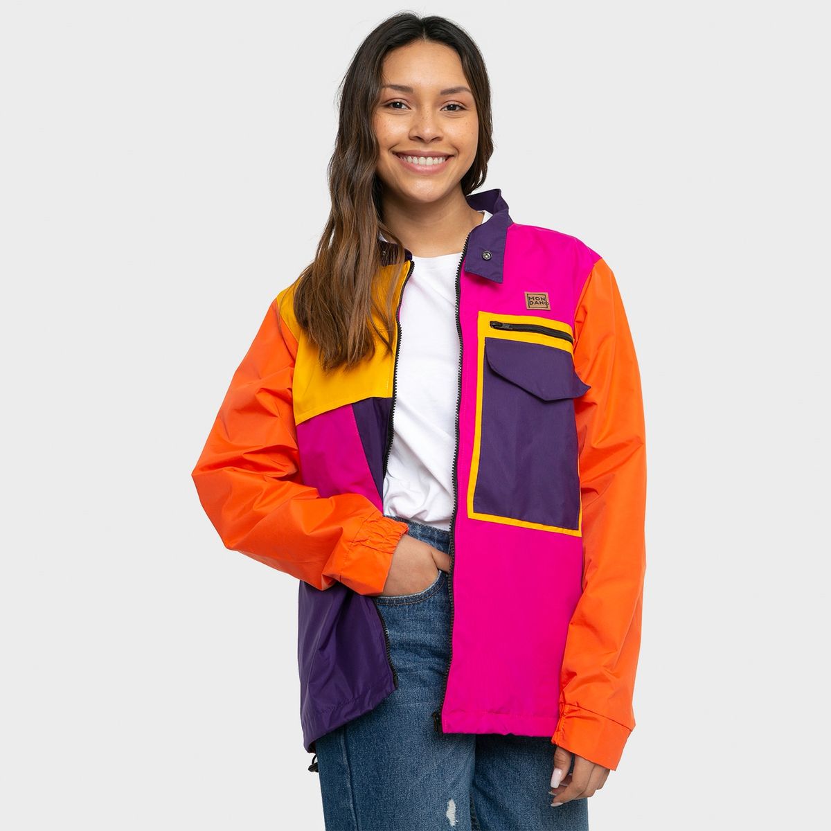 MONDANO - Cortaviento Fucsia Urban Windbreaker