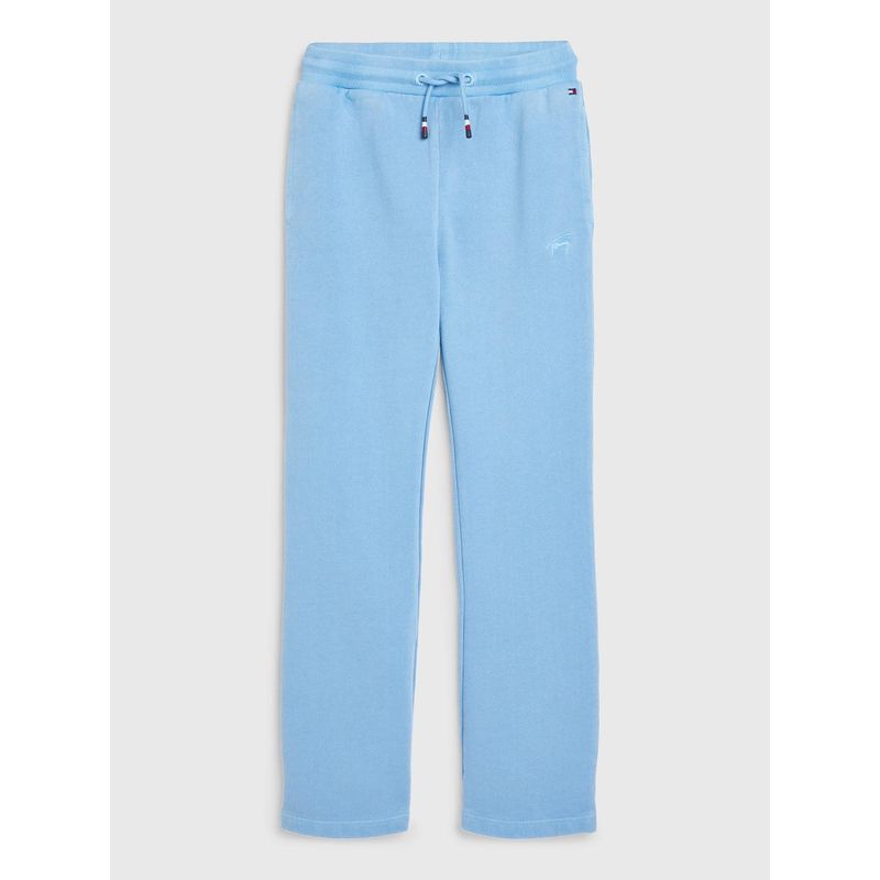 TOMMY HILFIGER - Pantalón De Chándal Con Pernera Ancha Azul Tommy Hilfiger