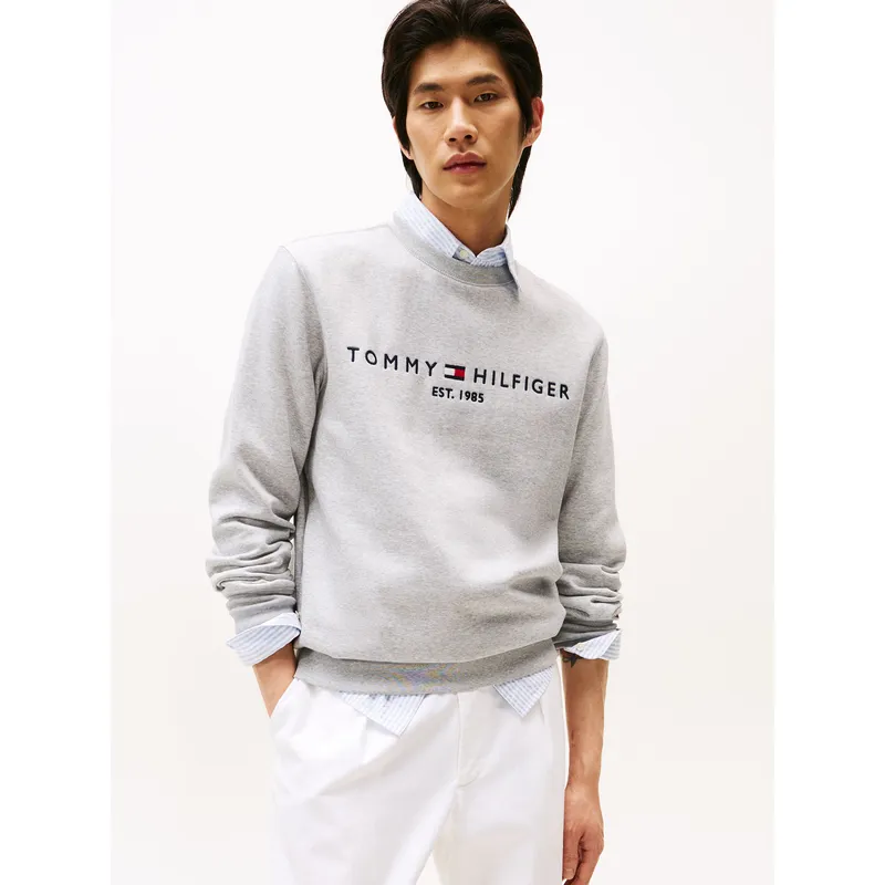 TOMMY HILFIGER - Polerón Established 1985 Gris Tommy Hilfiger