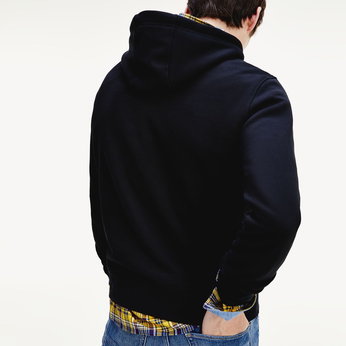 TOMMY HILFIGER - Polerón Hoodie Core Logo Negro Tommy Hilfiger